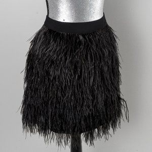NWT Vince Camuto feather skirt - sz 12
